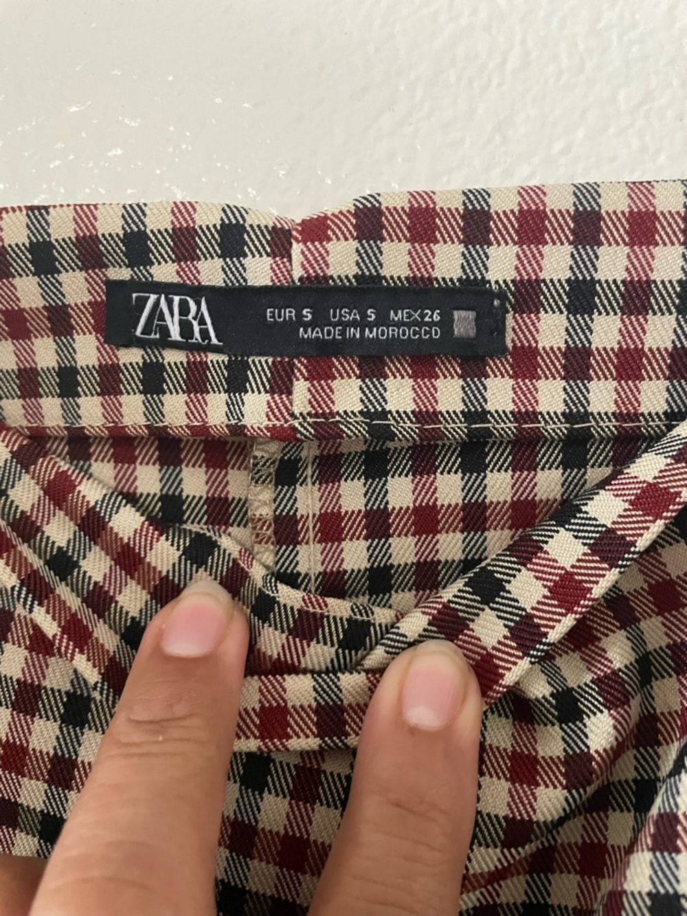 Zara plaid mini dress - Picture 3 of 3